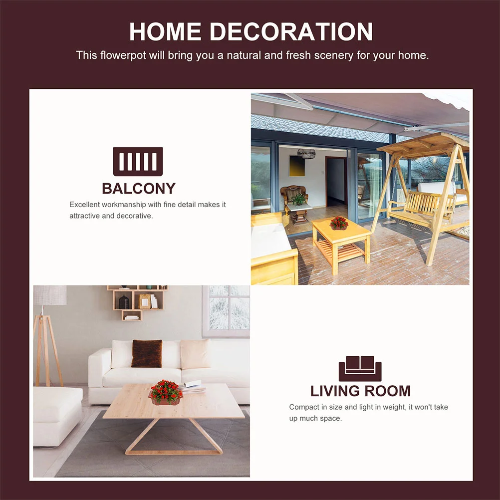 10 шт. цветочный горшок для дома бонсай практичные горшки уличное дерево