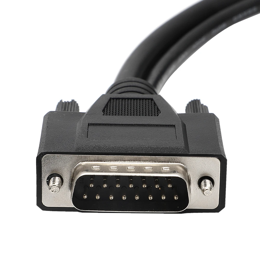 Deutsch Cable Adapter 6 Pin 9 Pin Y for USB Link 125032 Truck PN 402048 DB15 PIN Male OBD Connector Compatible with GES050C images - 6
