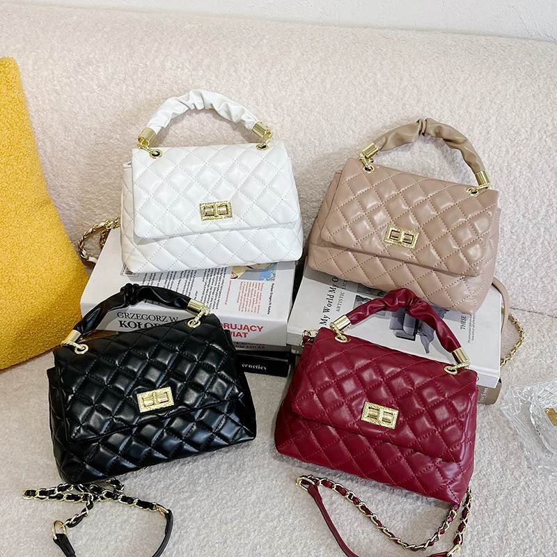 Модные фирменные женские сумки на плечо высококачественные кошельки цепочке и