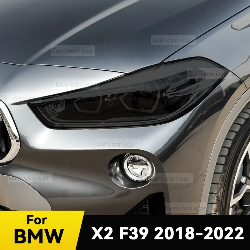 

For BMW X2 F39 2018-2022 Car Headlight Protective Cover Film Front Light TPU Anti-scratch Headlamp Tint Sticker Accessories