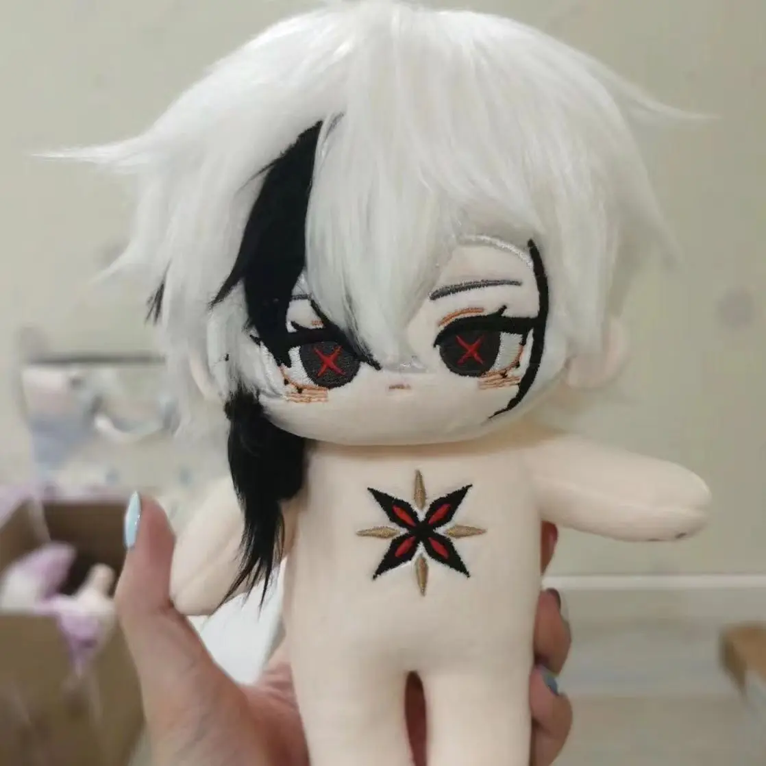 Аниме игра Genshin Impact Kawaii плюшевые игрушки Arlecchino косплей плюшевая кукла тело со