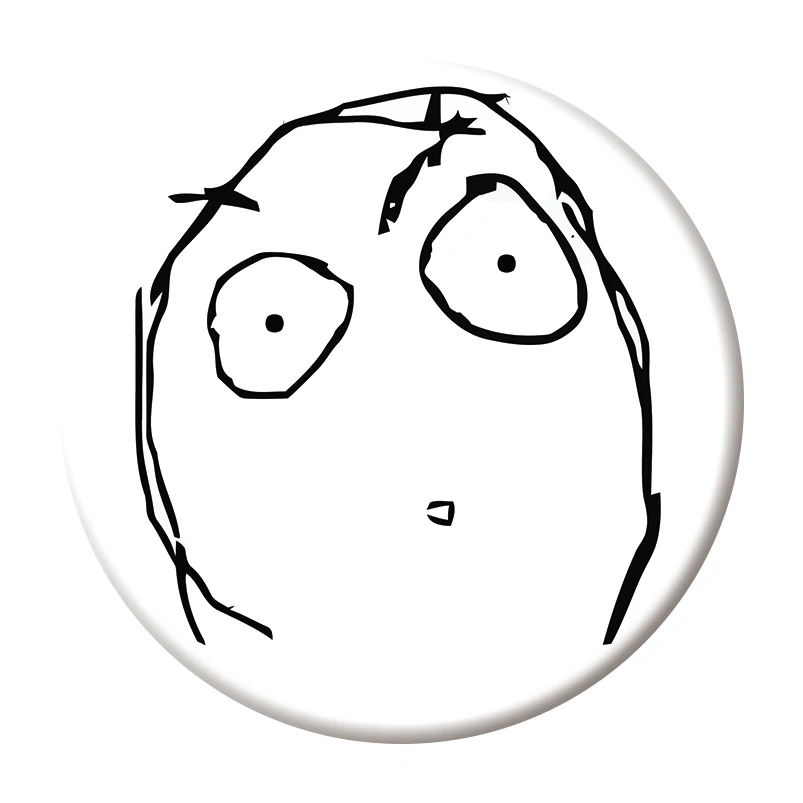 TrollFace броши из цинкового сплава