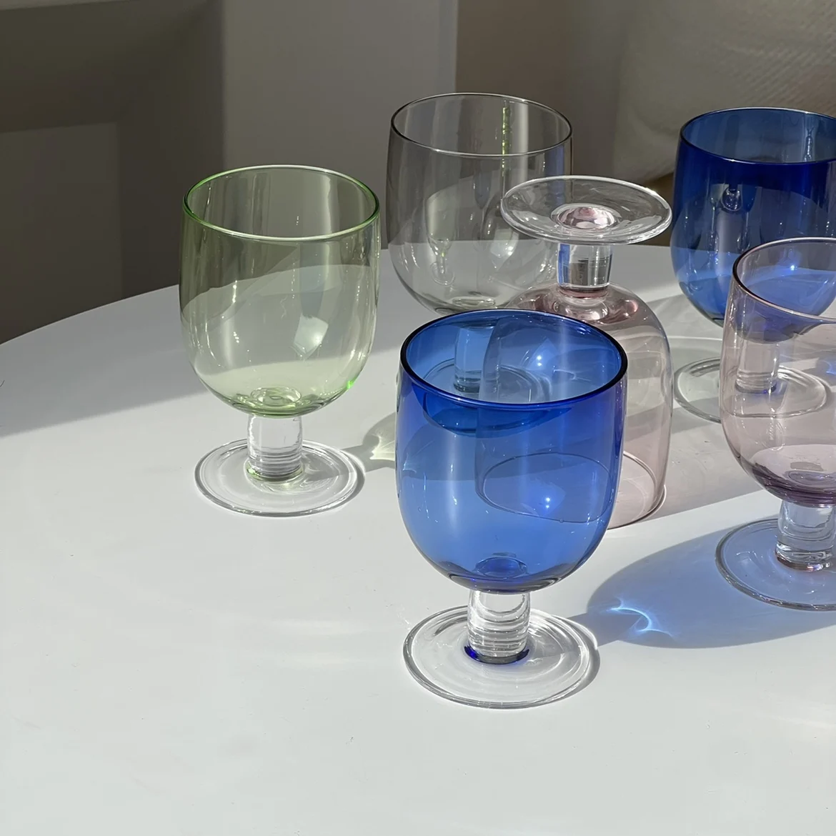 Французский стакан в стиле ретро для воды сока молока средневековый вина бокал