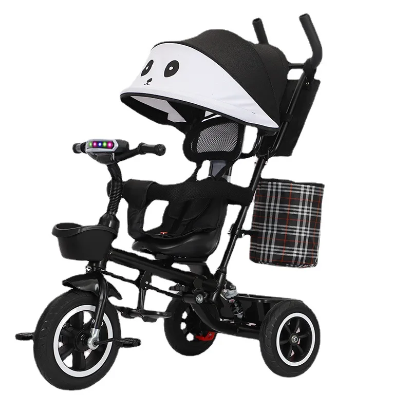 

Children's Tricycle Bicycle 1-3-6 Years Old Folding Baby Stroller with Canopy Coches De Bebe