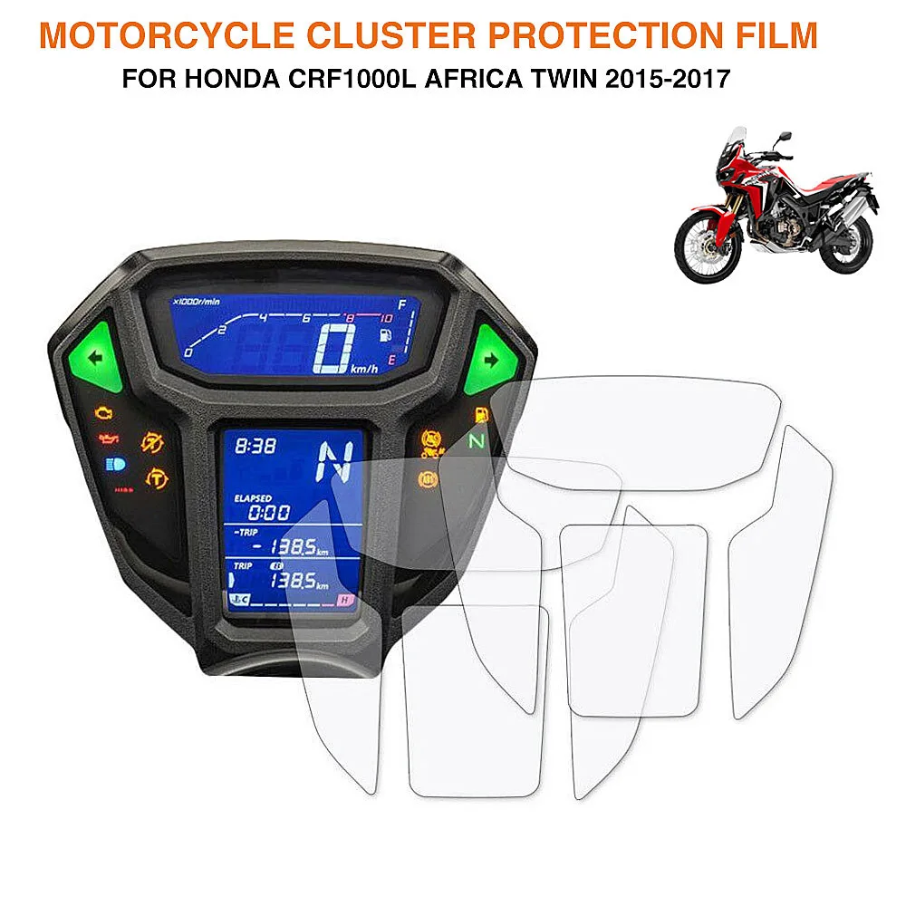 

Подходит для Honda Africa двухцилиндровый CRF1000L 16-17 лет Защитная пленка для инструментов HD износостойкая пленка против царапин