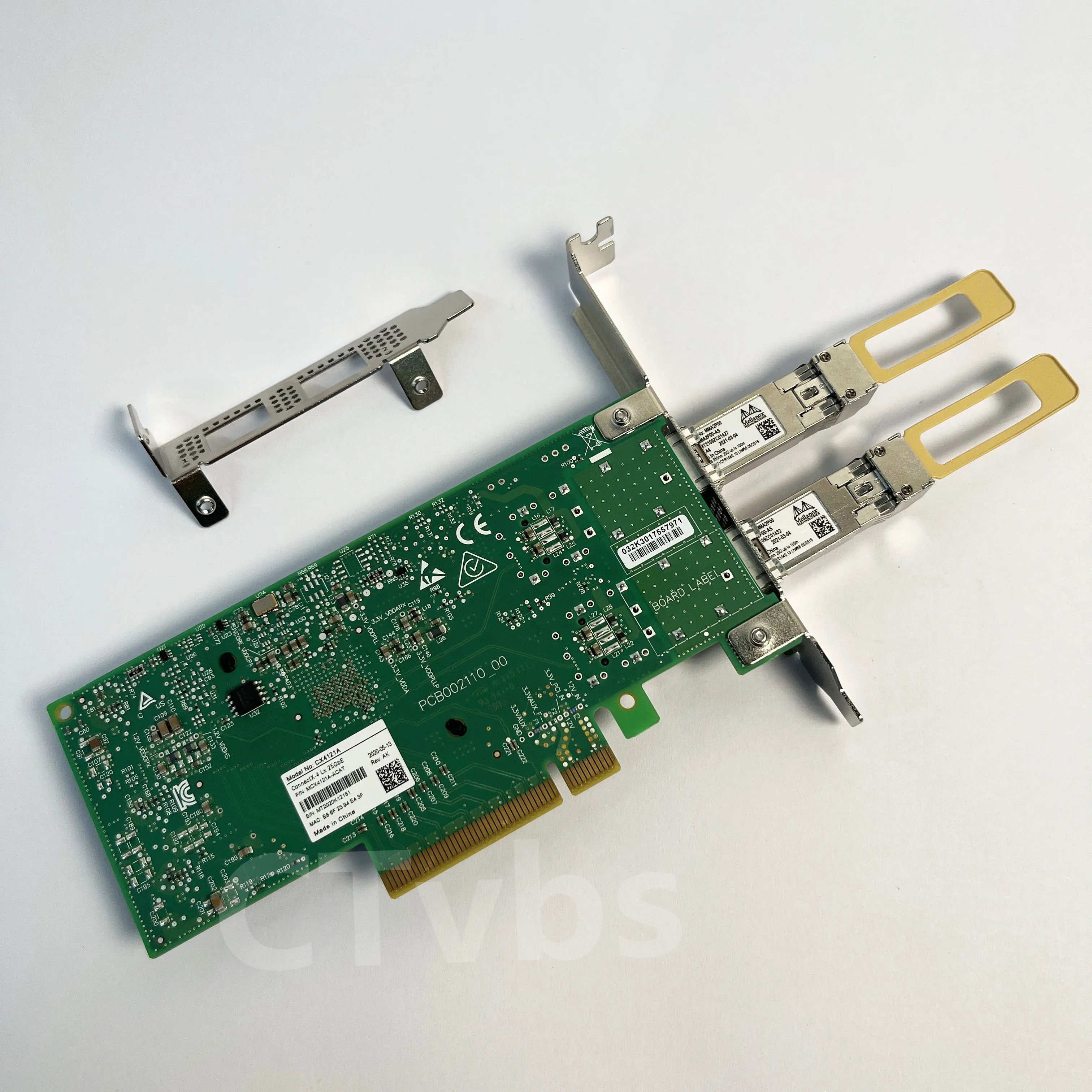 Mellanox ConnectX-4 MCX4121A-ACAT CX4121A 25Gigabit Ethernet Card PCI-E 3.0 NIC MMA2P00-AS