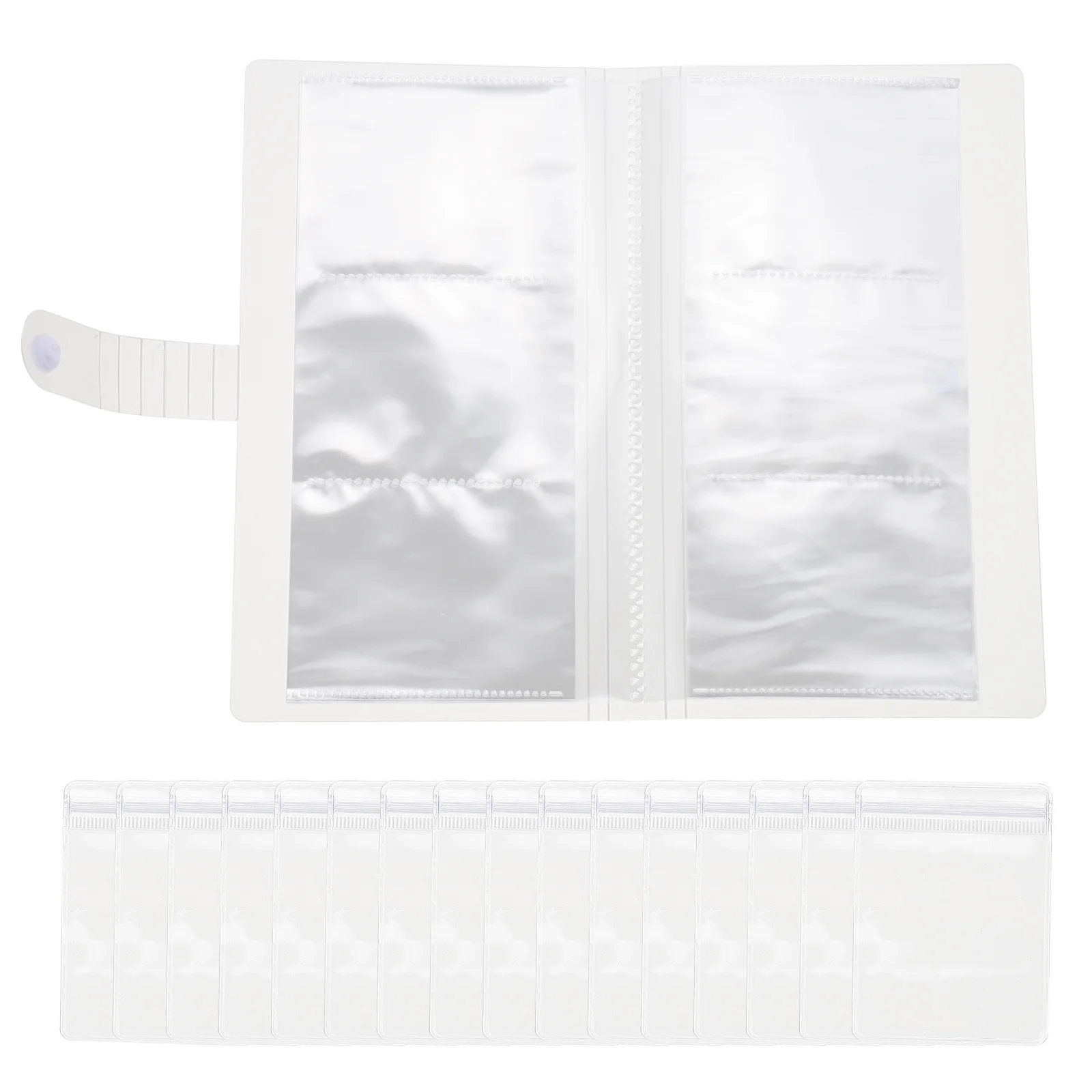 

1 set of Album Shape Jewelry Storage Pouches Earring Bag Multipurpose Storage Bag Portable Jewelry Bag for Home