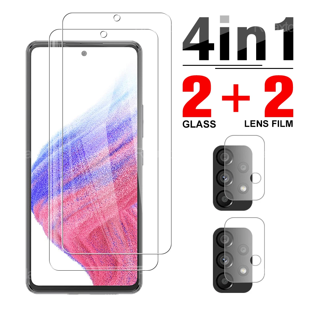 

Защитное стекло 4 в 1 для камеры Samsung Galaxy A53 A52 A42 A80 A71 A51 A50 A50s A41 A40