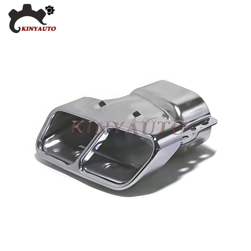 Фото Для Benz S300L S350L S400 S500 S600L 10-13 Накладка на глушитель заднего бампера Рамка выхлопной трубы заднего цилиндра Конец заднего выхлопной трубы №5