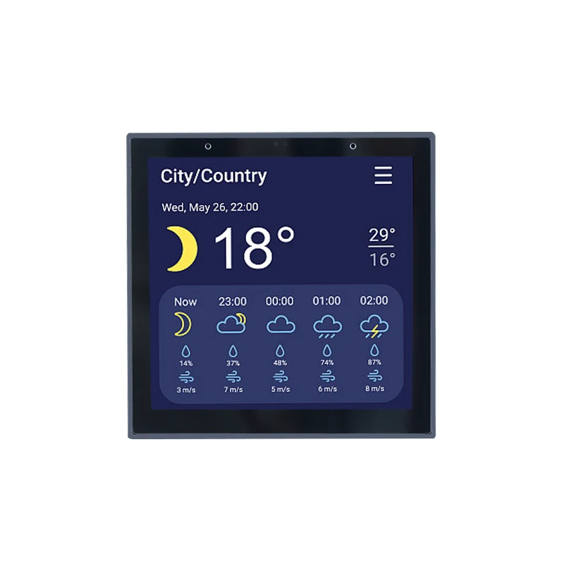 

4'' Smart home Touch screen controller touch Automation Panel wall Switch with Tuya Zigbee