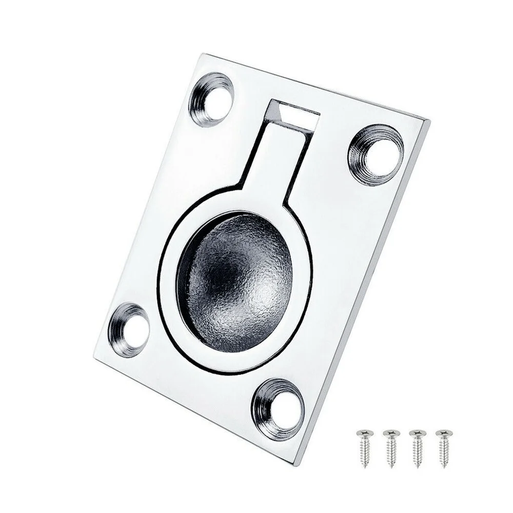 38x48 мм Морская нержавеющая лодка яхта смыв подъемник ручка вытяжной люк кольцо оборудование