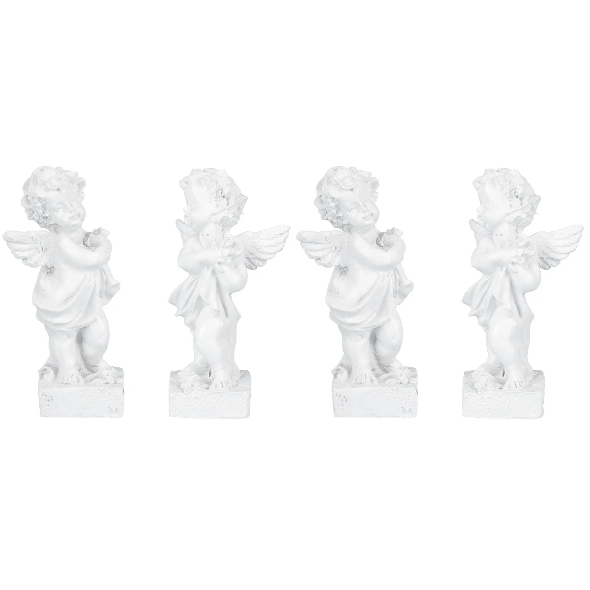 

Statue Resin Cherub Pillar Figurine Miniature Roman Garden Memorial Angels Figurebaby Embellishment Decoration Centerpiece Table