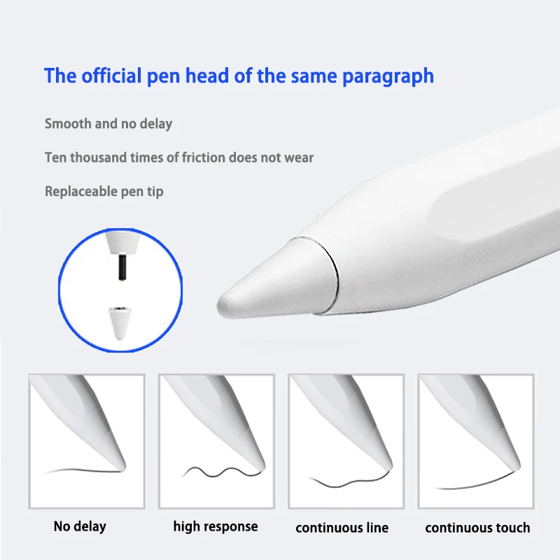 Стилус JT17S для iPad Mini 6 активный стилус Apple Pencil 1 2 Pro 11 12 9 Air 4 9th 10 2018-2 |