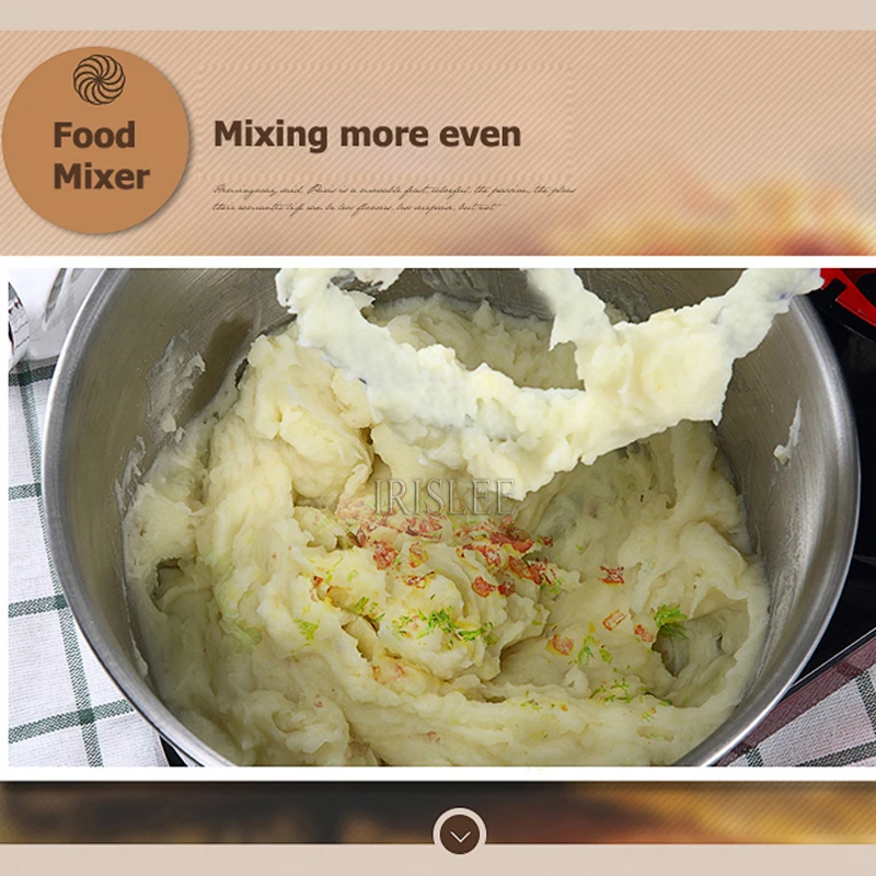 Кухонный миксер IRISLEE блендер тихий мотор венчик для кремовых яиц тестомес