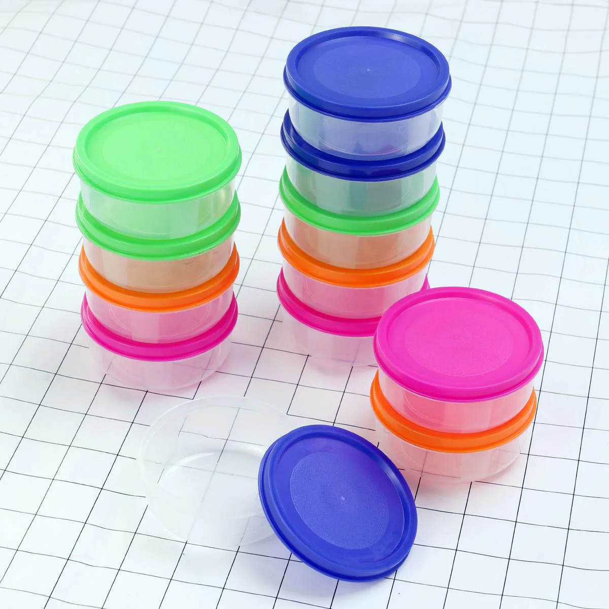 

12Pcs Storage Containers Crisper Leakproof Storage Microwave Oven Container Storage Box for