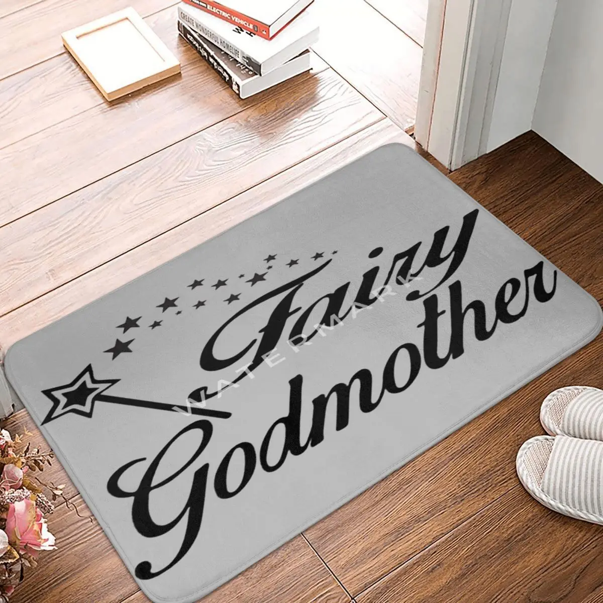 

Ковер Феи крестной, напольные коврики из полиэстера, популярные противоскользящие, легко моющиеся, праздничные подарки, коврики на заказ