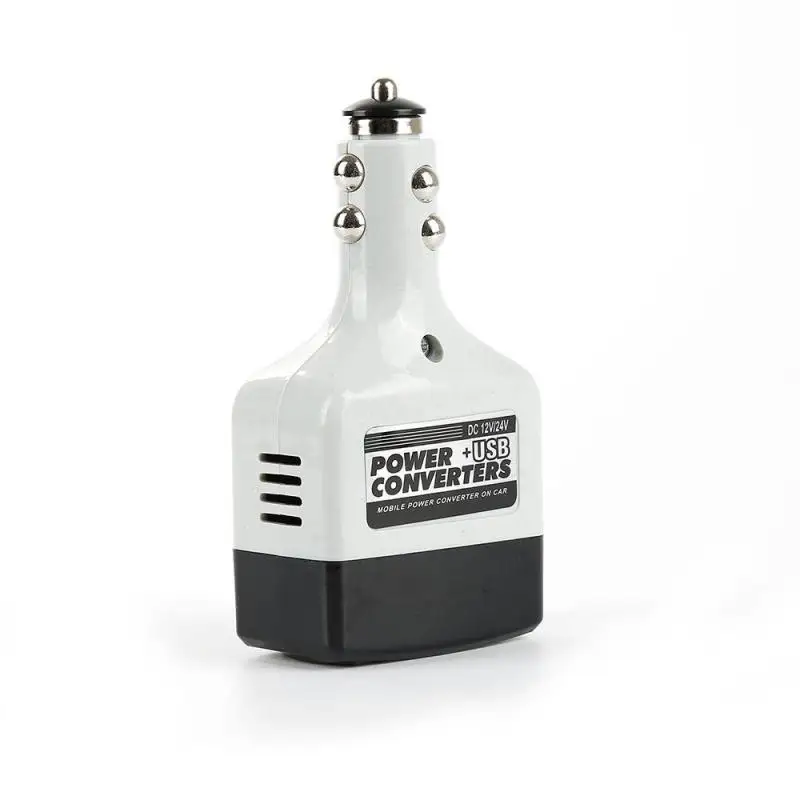 

Usb автомобильный преобразователь питания Dc 12/24v To Ac 220v автомобильный инвертор для всех инверторов телефона 12v