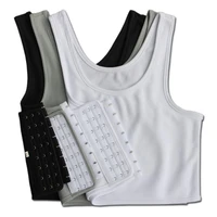 corset womens big chest show small underwear seamless plastic chest vest large size thin chest shrink sports wrap chest