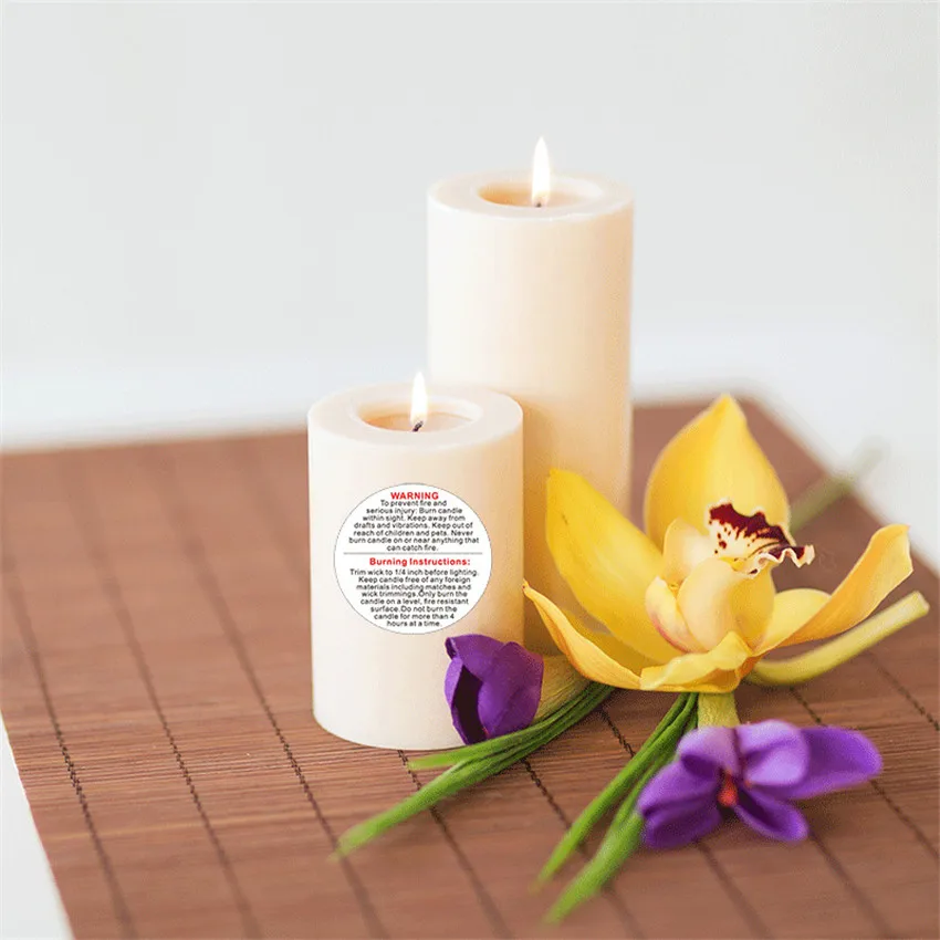 500 шт./рулон бумажные наклейки для свечей |