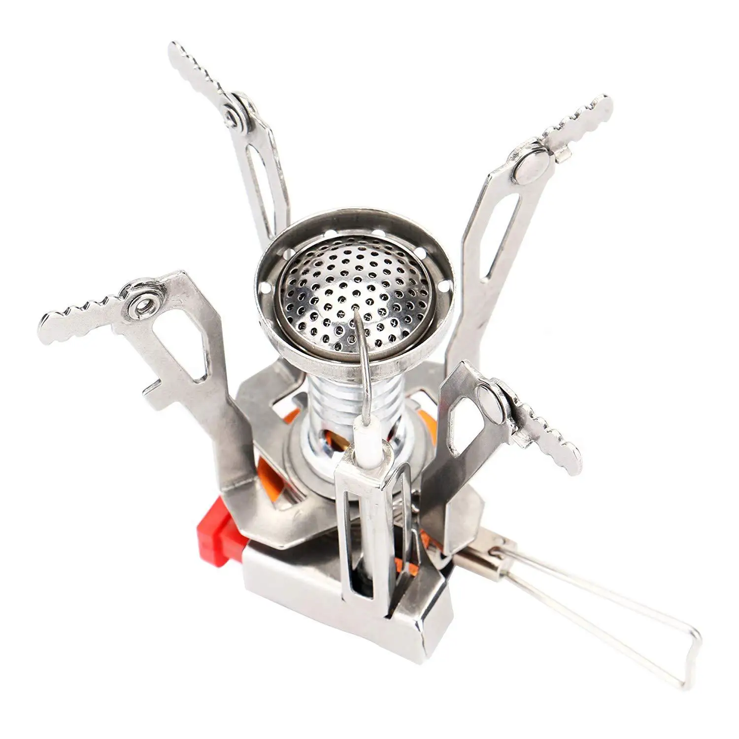 

Portale Mini Camping Stove Folding Gas Stove Tourist Outdoor Heater Pocket Cooker Burner Mountaineering Survival Trip Cookware