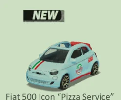 Мажоретта 1:64 Муниципальный бенз Audi Fiat 500