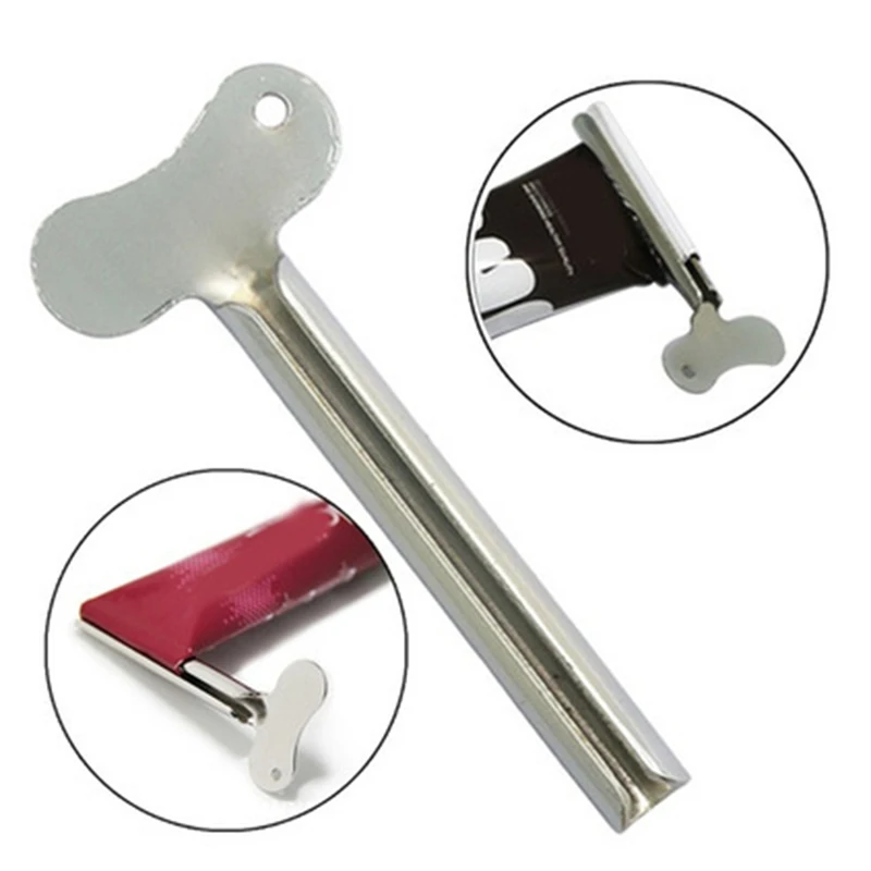 

Stainless Steel Metal Toothpaste Tube Squeezer Cosmetics Squeeze Cream Tool Facial Cleanser Extruder Dispenser For Bathroom
