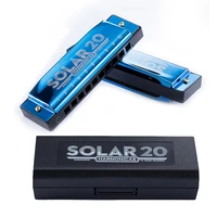 diatonic key 10 hole harmonica mouth organ with case harp my melody musical instrument c tone blues clues harmonica melody tool