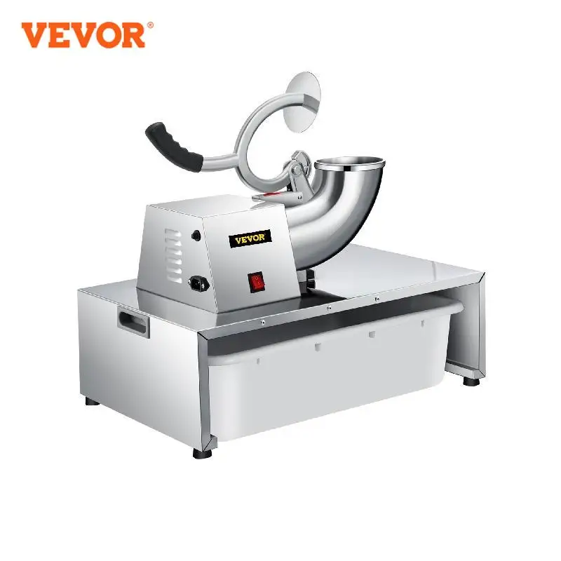 Granizing Machine 226kg/h Commercial Snow Cone Chopper Home Slush Crusher Blender Flake Maker