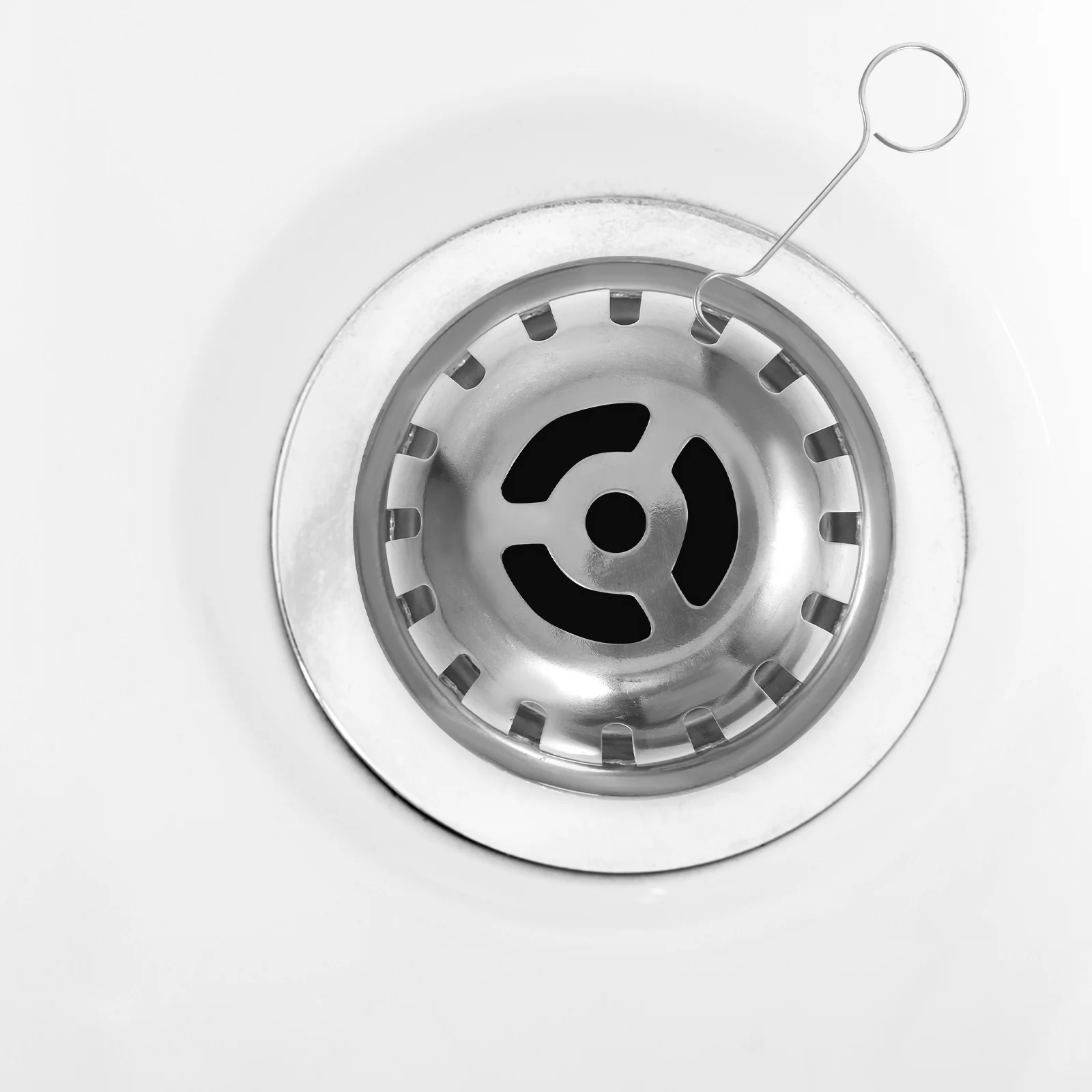 

25 Pcs Draino Floor Handle Hook Shower Hooks Ordinary Tub Removal Tool Sink Strainer Lifting Grate Remove Stainless Steel