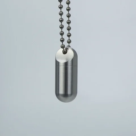 Водонепроницаемая капсула для лекарств из нержавеющей стали