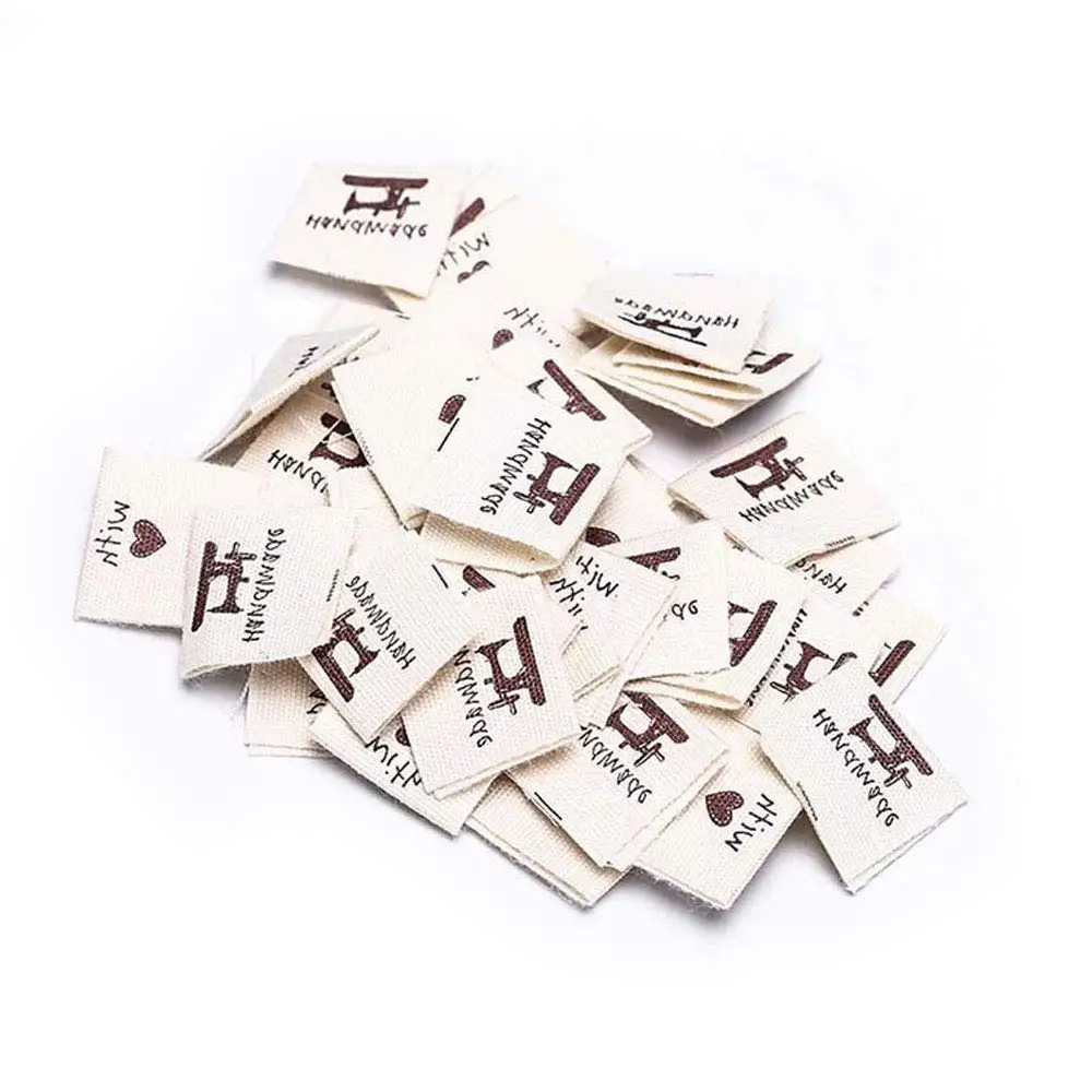150 шт. тканевые этикетки ручной работы для шитья рукоделия бирки одежды кукол