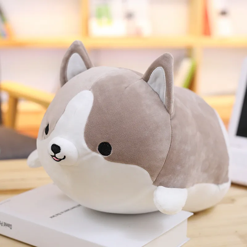 

Corgi Dog Plush Toy Cute Cartoon Kawaii Stuffed Soft Doll Cushion Boys Girls Anti Stress Cushion Pillow Toys for Children Kids