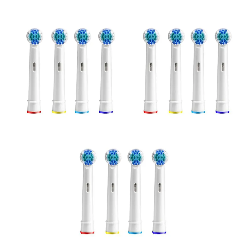 

12 PCS Electric Toothbrush Replacement Heads Tooth Brush Head For Oral B SB-17A Rotary Clean Toothbrush Nozzles DuPont Bristles