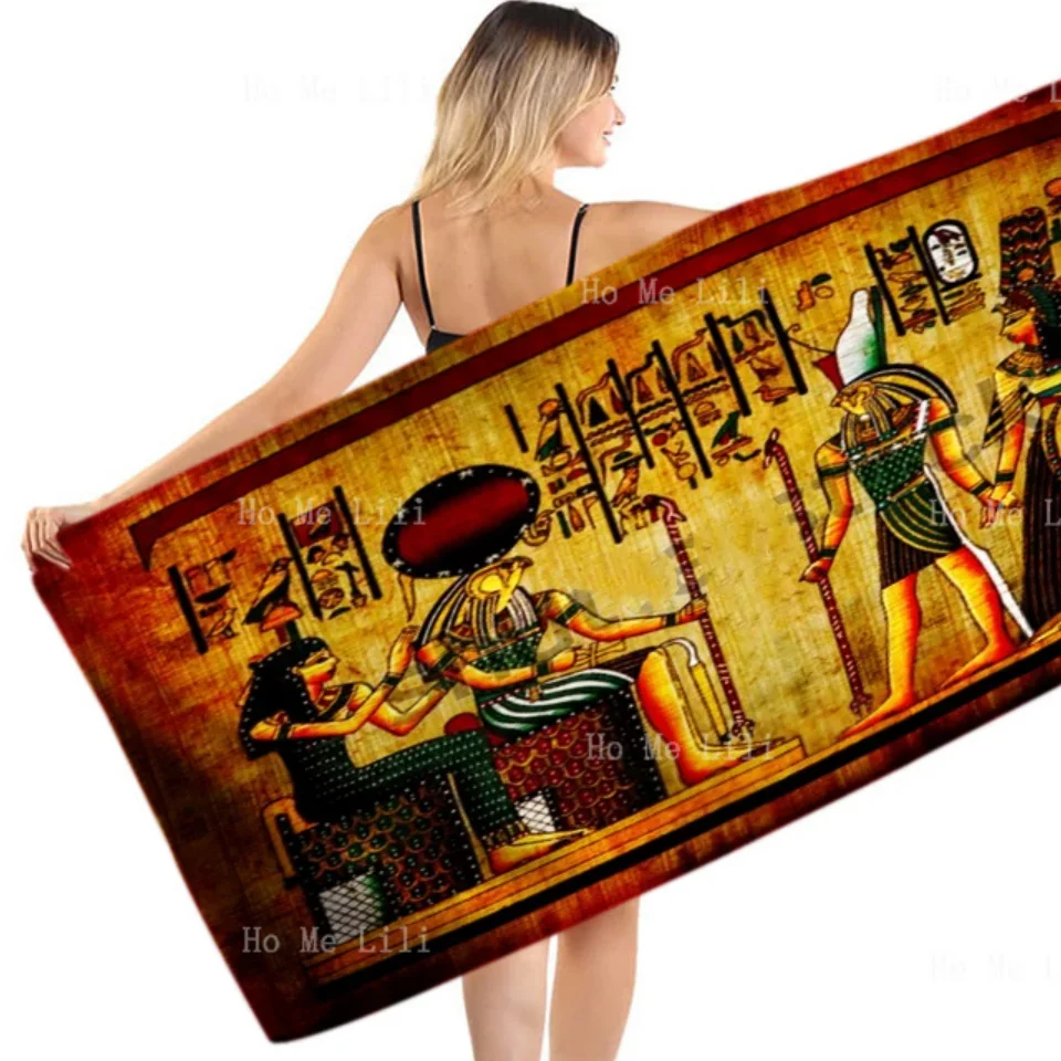 Древние египетские свитки с фараонарическими иероглифами быстросохнущее