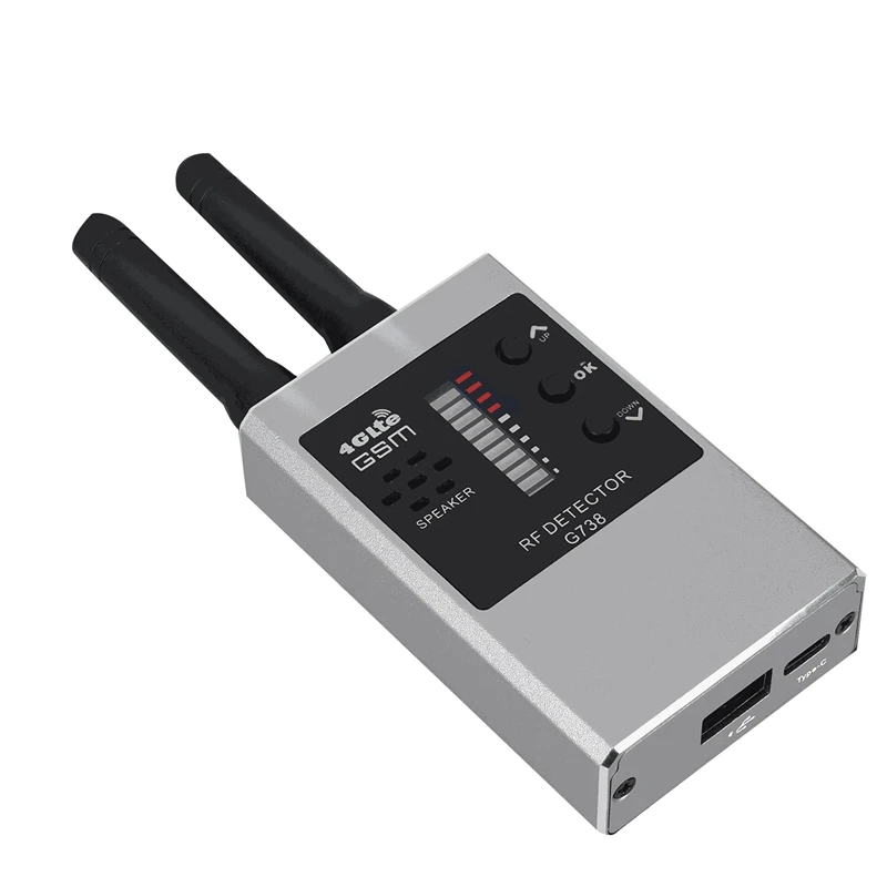 HTHL-Rf Detector Wifi  Camera Finder Anti-Spy Listen Sweeper Cell Phone Bugs Wireless Listening Device Gps Tracker