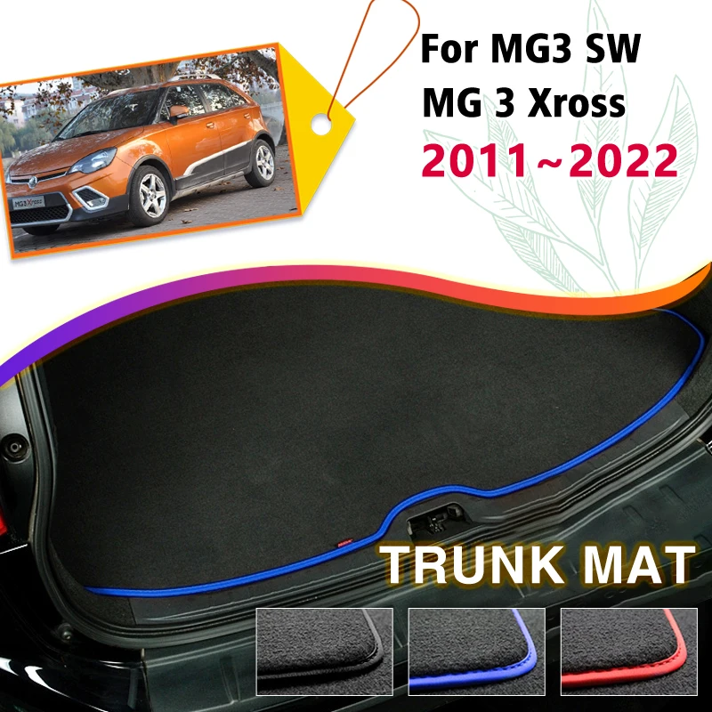 

Rear Trunk Mat For MG3 SW MG 3 Xross 2011~2022 Boot Cargo Liner Tray Trunk Luggage Floor Carpet Pads Auto Accessories Stickers