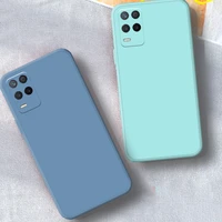 Square Liquid Silicone Phone Case For OPPO Realme Pro Neo2 GT2 Anti Fall Soft TPU Cover