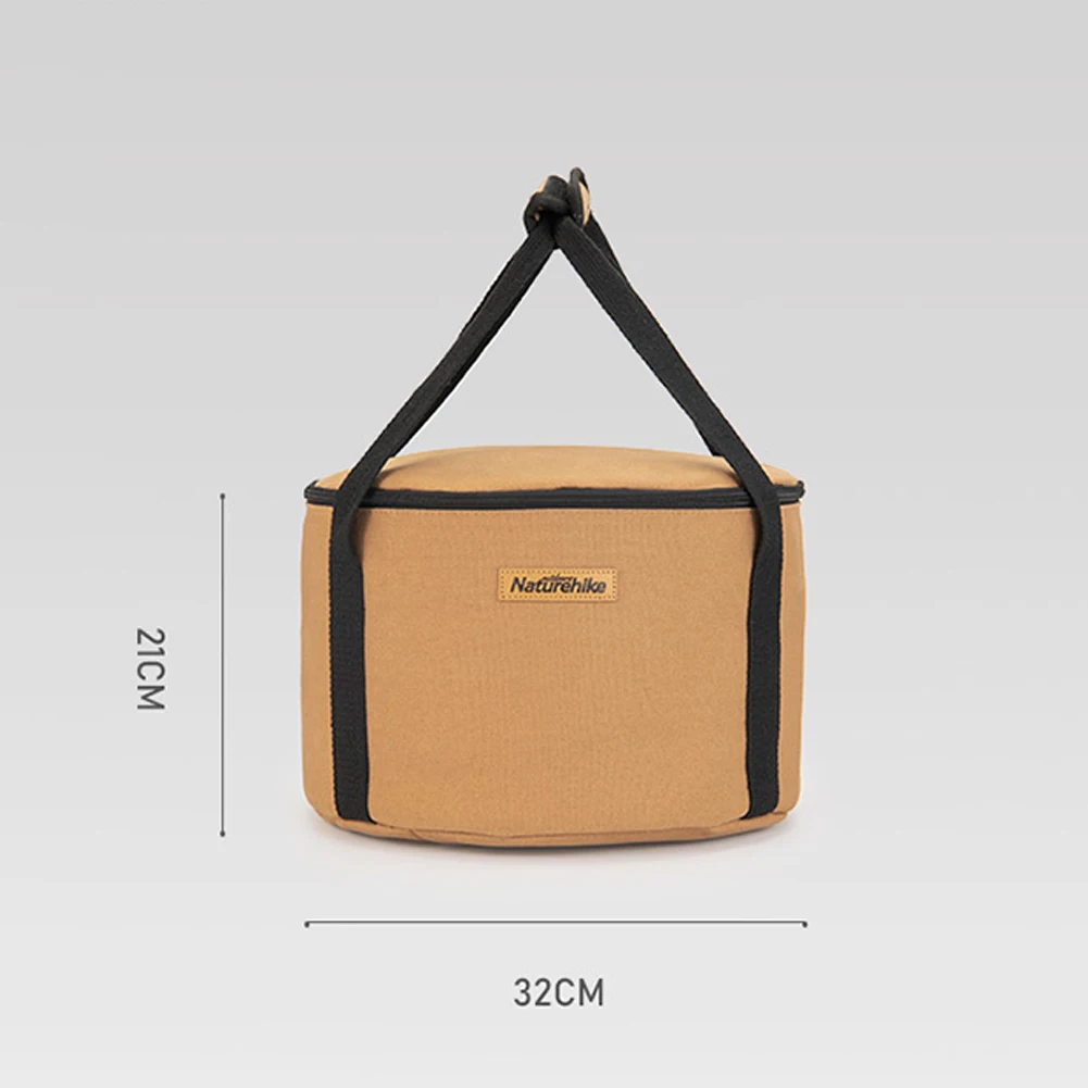 

Brand New Storage Bag Grocery Bag 13.7L/5.4L Brown Camping Equipment Camping Storage Bag Large Capacity Outdoor Bag