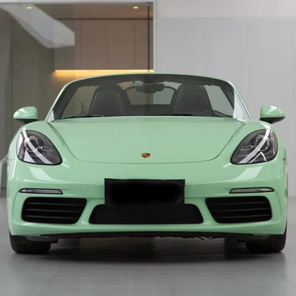 

1.52*18m Cast Vinyl Super Gloss PET Haze Green Vinyl Car Wrap PVC Automotive