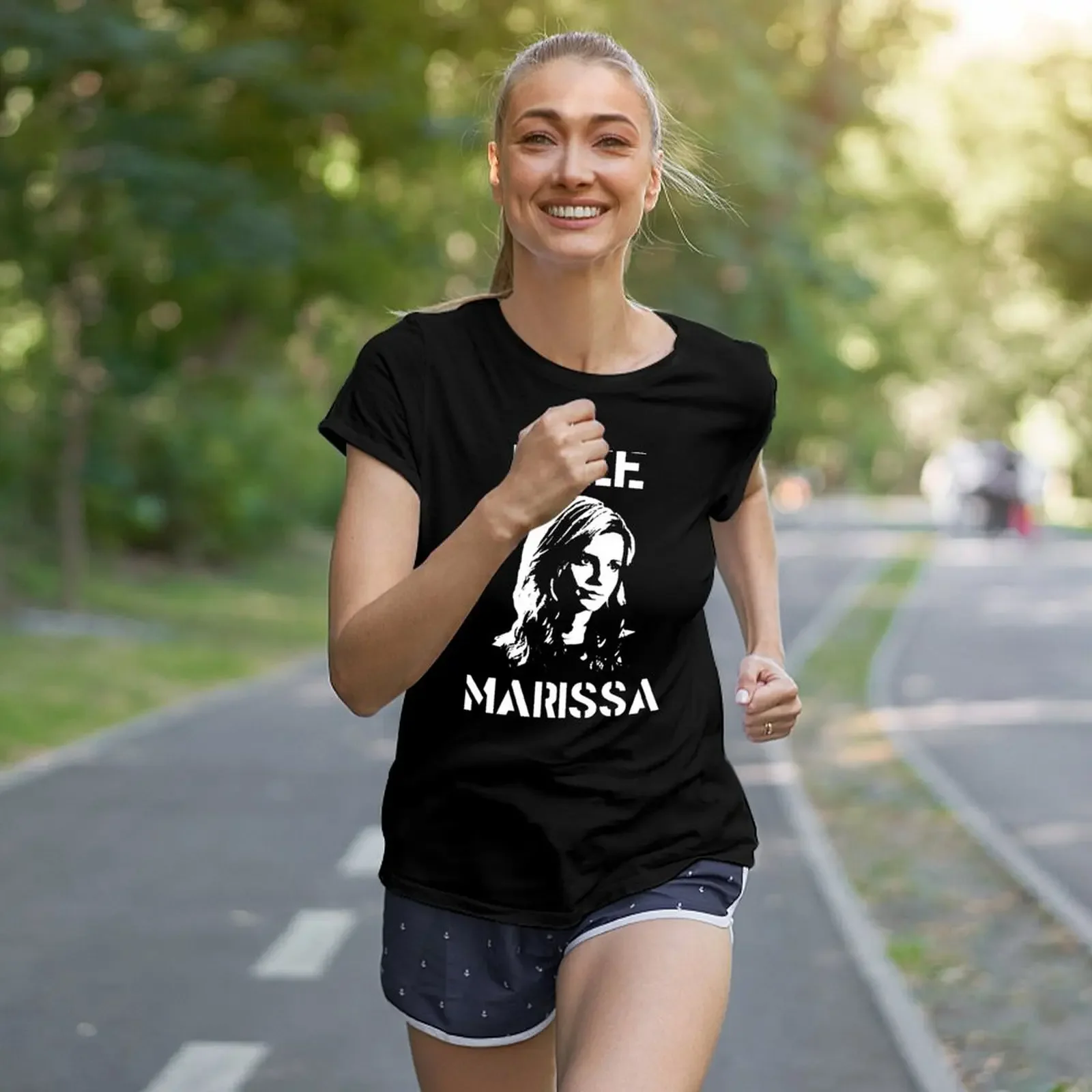 Бесплатная футболка Marissa (Never Forget OC) с графикой корейская мода быстросохнущие топы