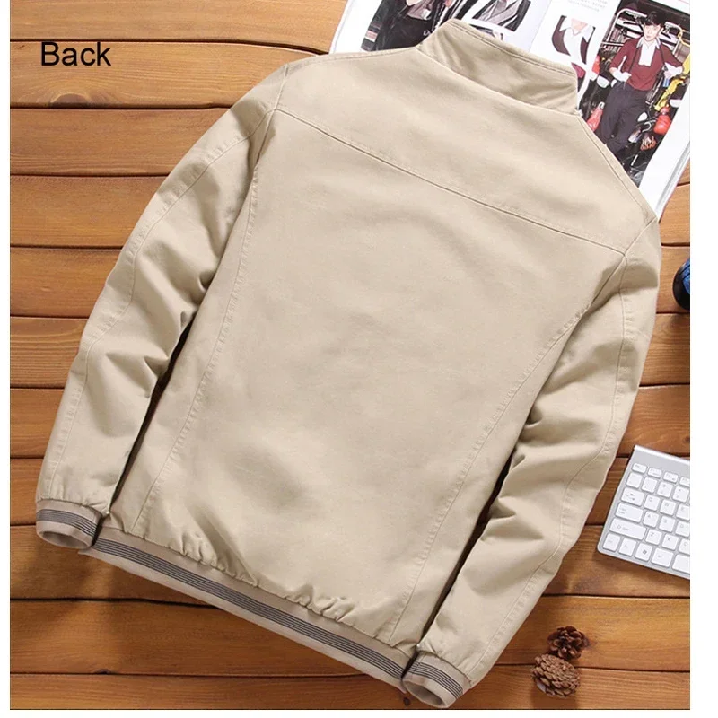 Мужские куртки-бомберы весенне-осенняя повседневная мужская верхняя одежда