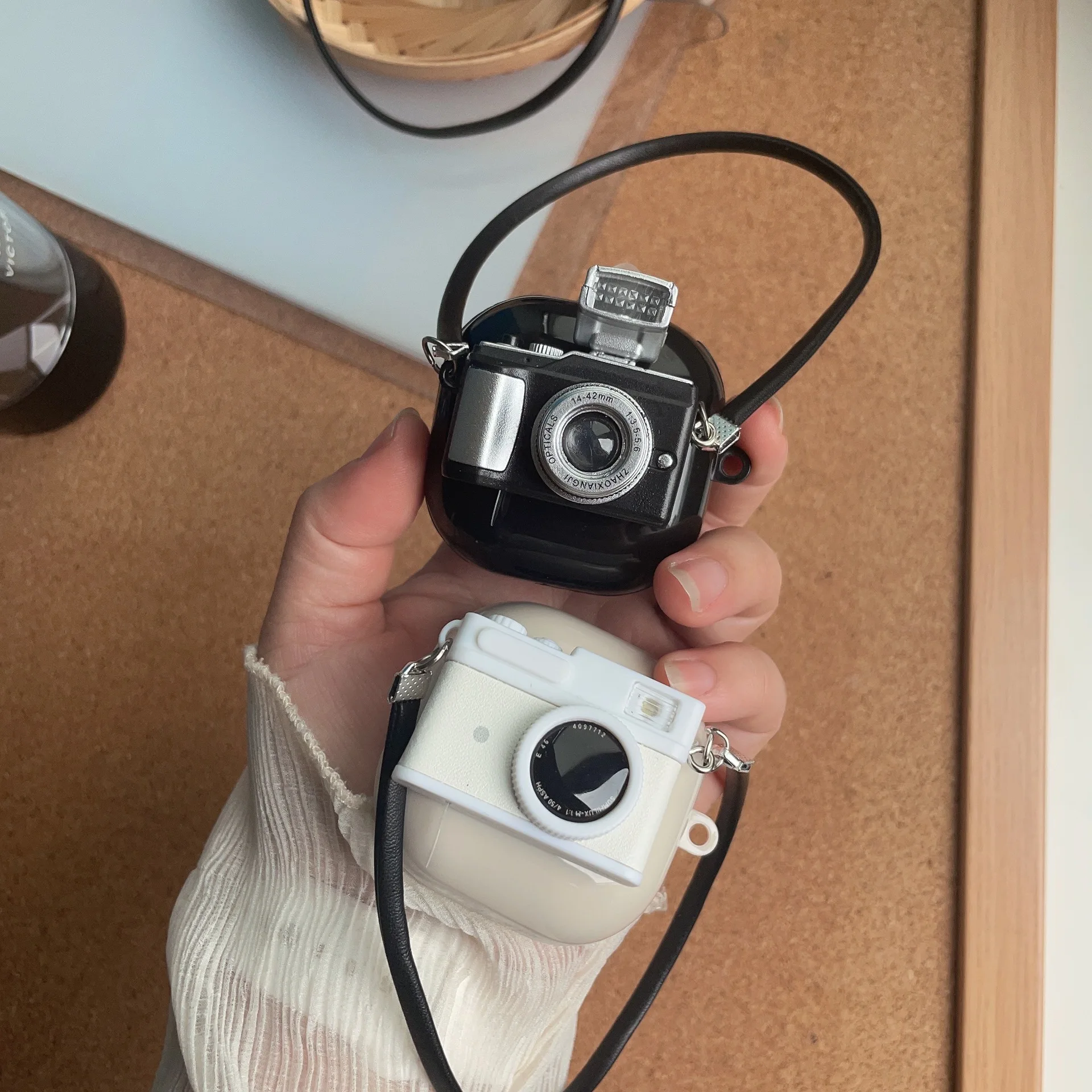 Винтажный чехол для наушников с вспышкой для камеры с ремешком для Samsung Galaxy Buds 2 Pro Live Buds2 2Pro симпатичные наушники из ТПУ с полным покрытием