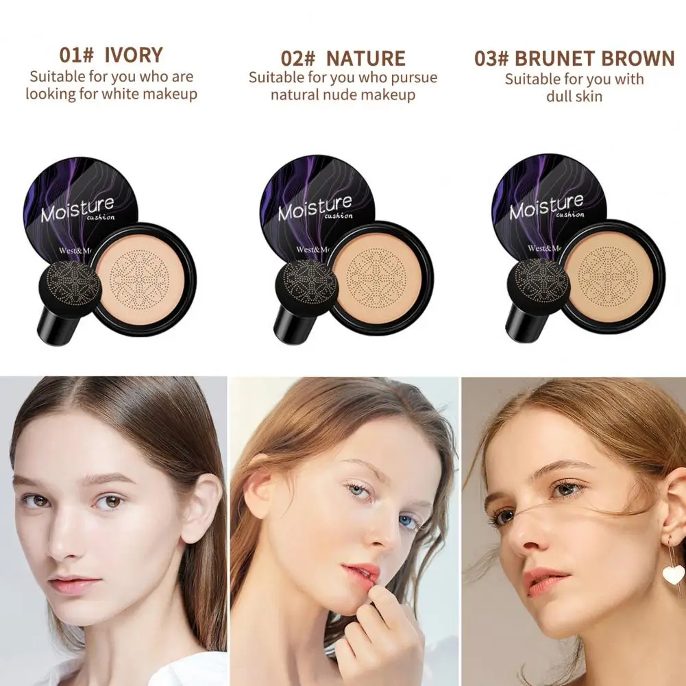 Cosmetics Foundation 1 Set Durable Natural Moisturizing Buildable Coverage Makeup Base Primer for Skincare