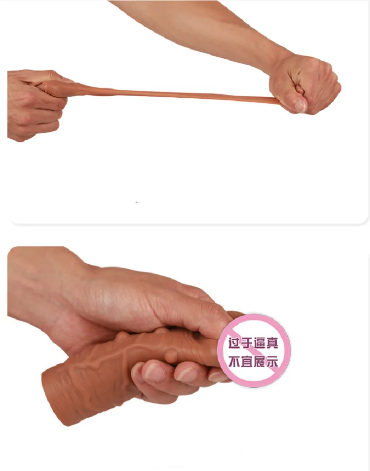 Многоразовый презерватив насадка на пенис удлинитель пениса реалистичный