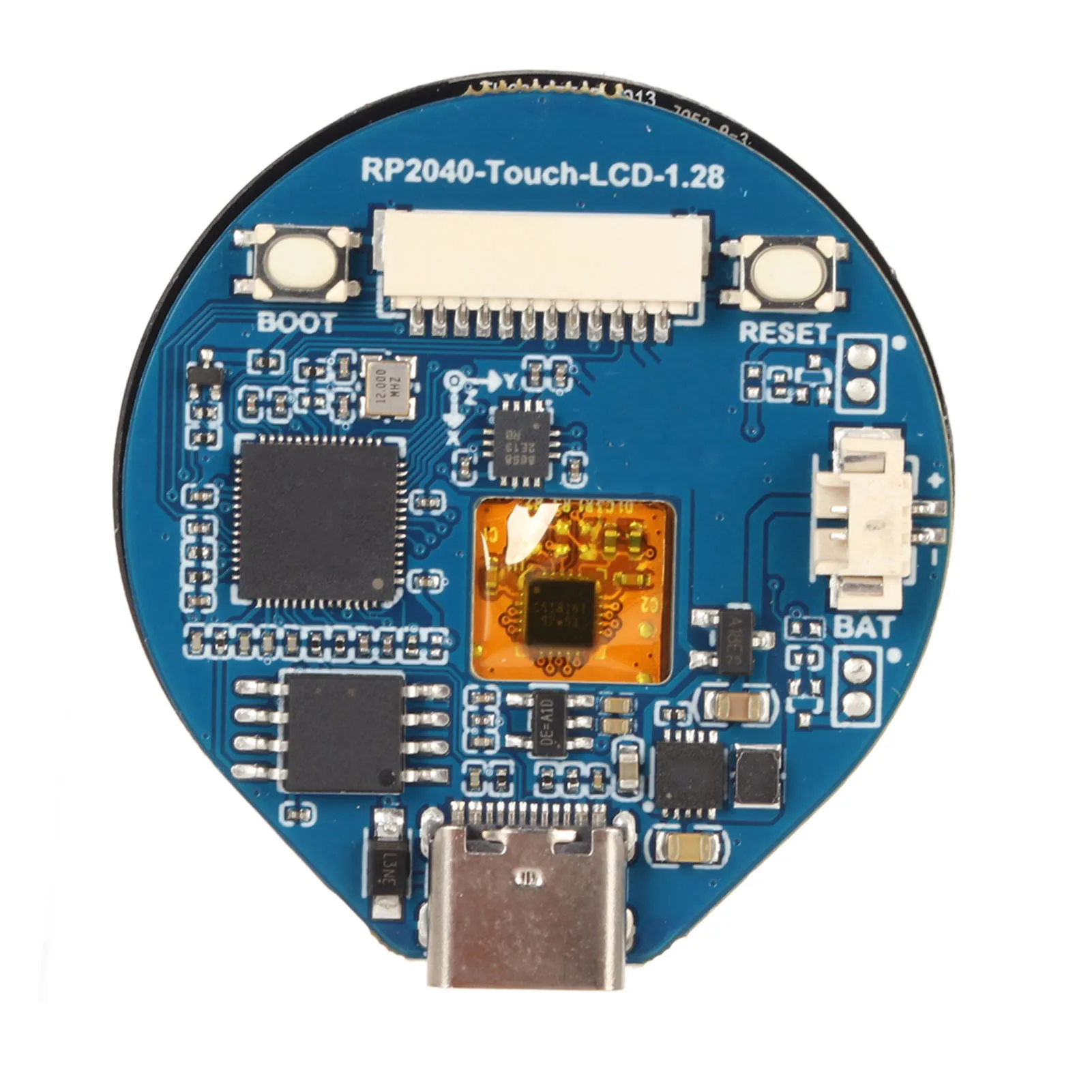 Плата разработки микроконтроллера RP2040 для Raspberry Pi Pico с круглым сенсорным