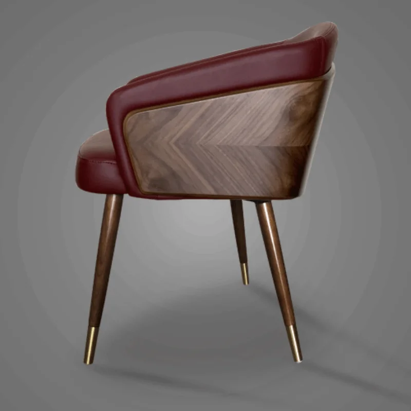 

Современный минималистичный обеденный стул в скандинавском стиле, роскошное деревянное кресло, стулья высокого качества, стулья для отдыха, удобная кухонная мебель