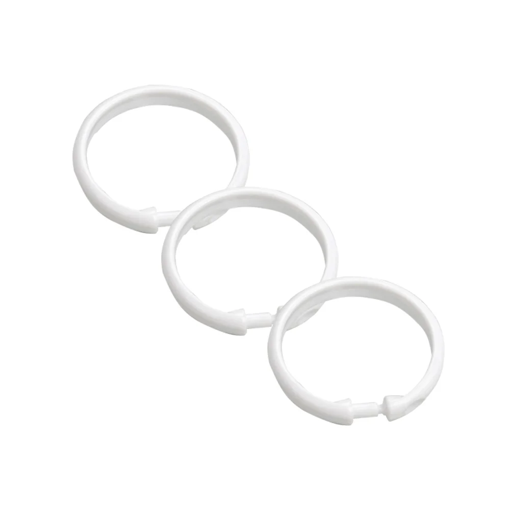 

Curtain Rings Shower Drape Eyelet Ring Drapery Bath Hooks Grommethook Sliding Window Curtains Hangers Rods Liner Hanger Loop