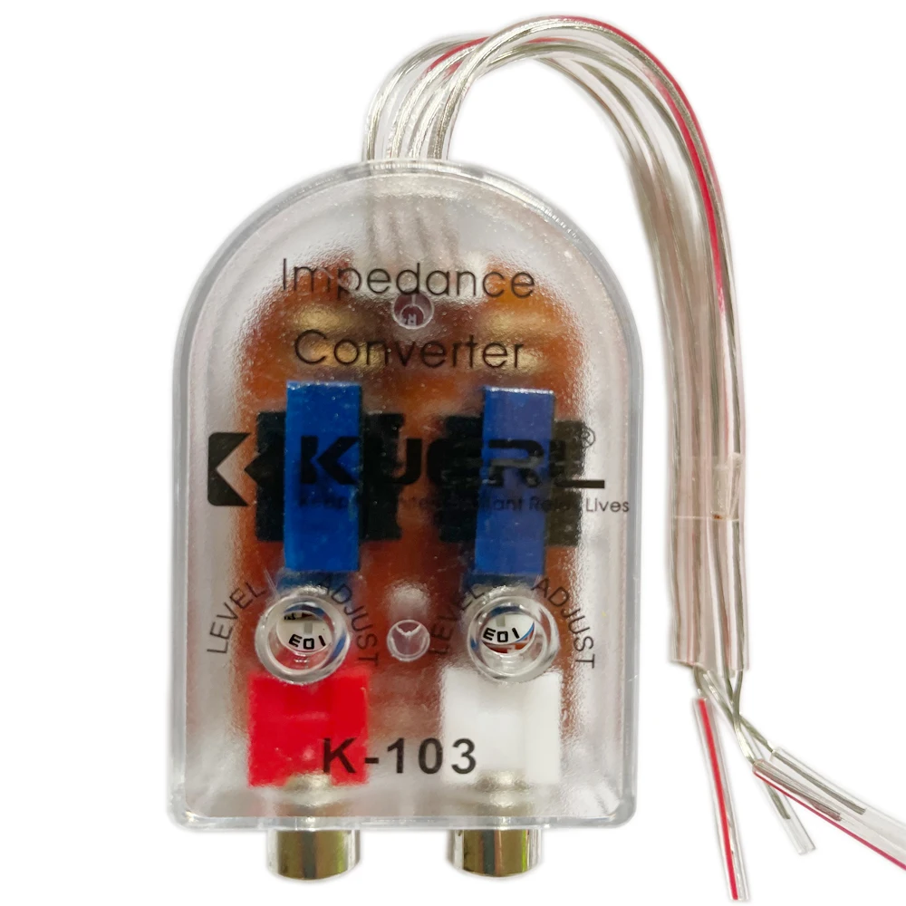 

12 В адаптер для автомобильного динамика на RCA уровня с высоким и низким разъемами, автомобильный аудиовыход, преобразователь звука, усилите...