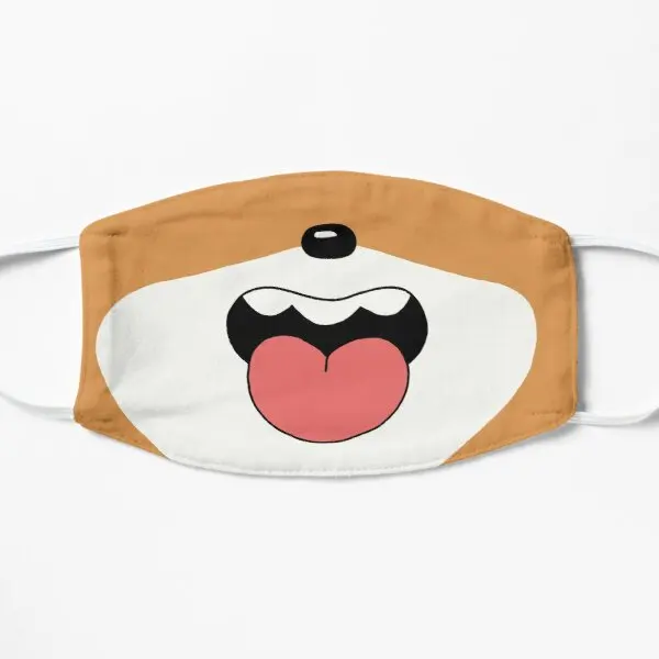 

Shiba Inu Flat Printing Face Mask Mouth Pattern Cotton Cute Cartoon Reusable Unisex Haze Fashion Beauty Windproof Accessories