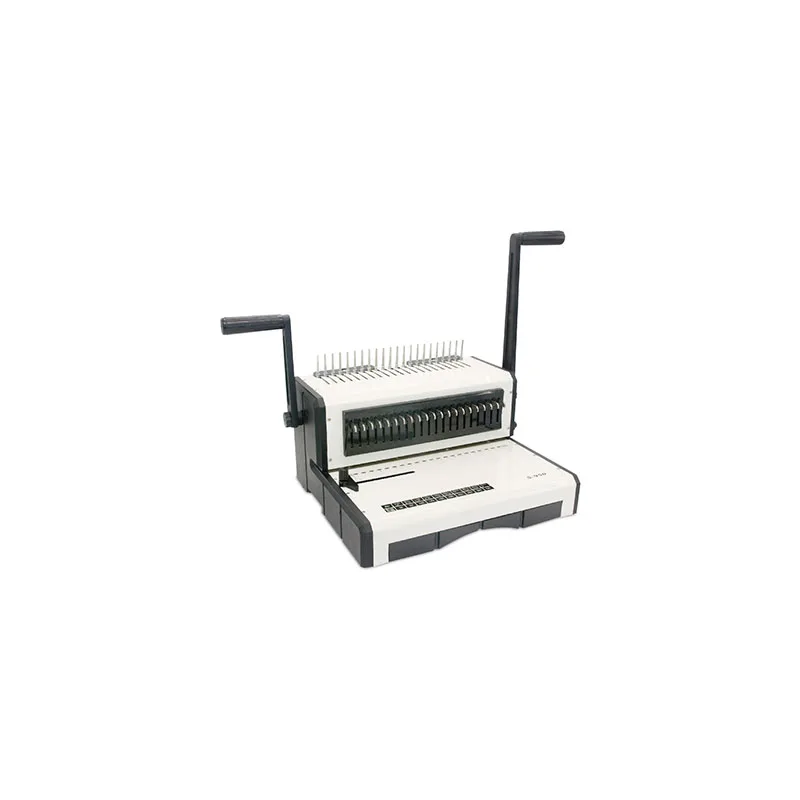 

Metal body heavy duty design punch easily CY-S950 Comb wire spiral book binding machine with pin binding machine